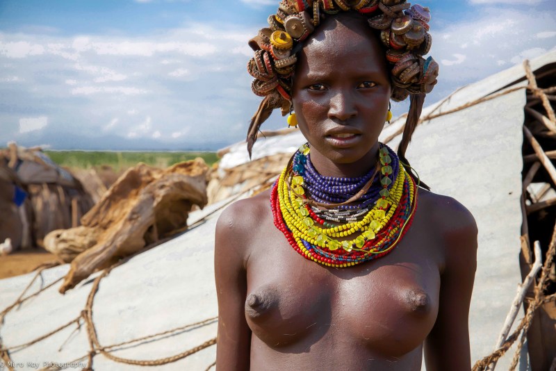 Naked from the Khimba tribe