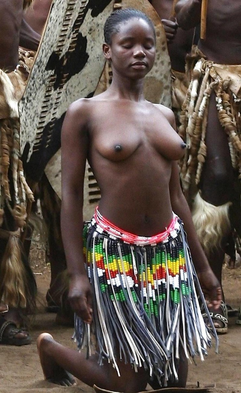 Breasts of African women photo
