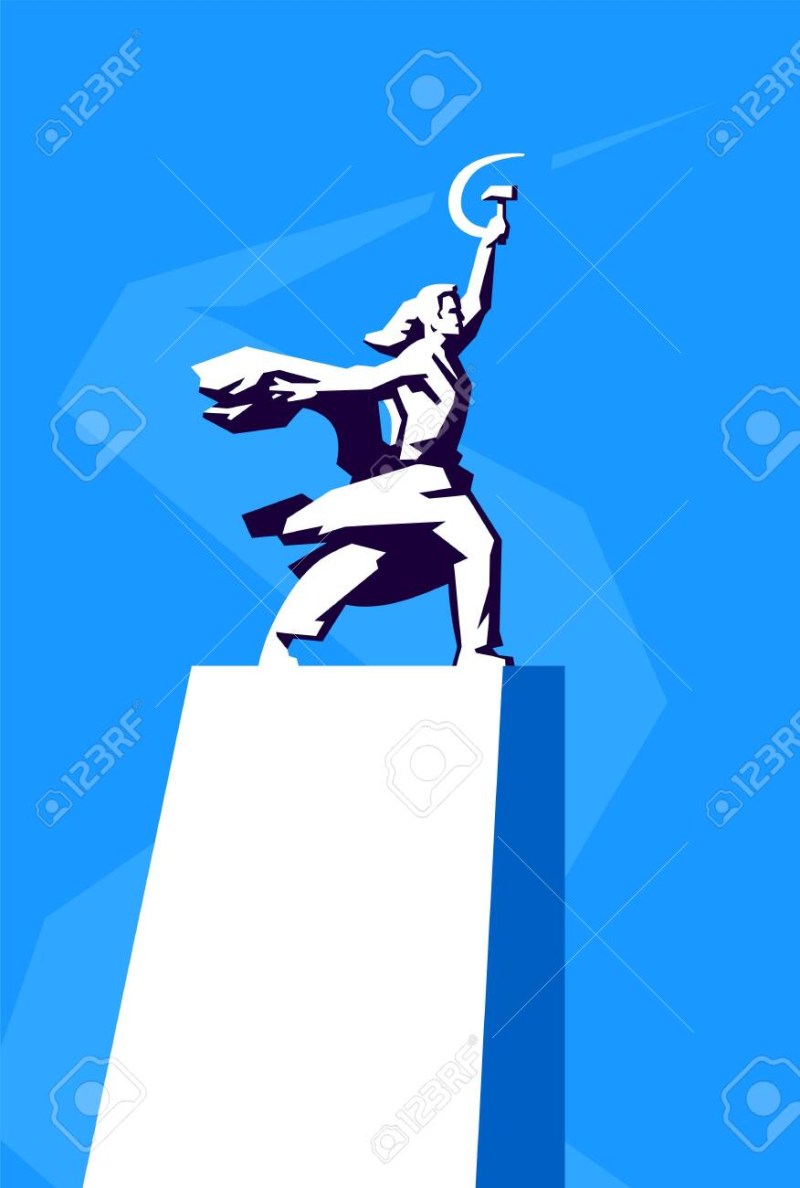 Worker and collective farmer Mukhin 1930