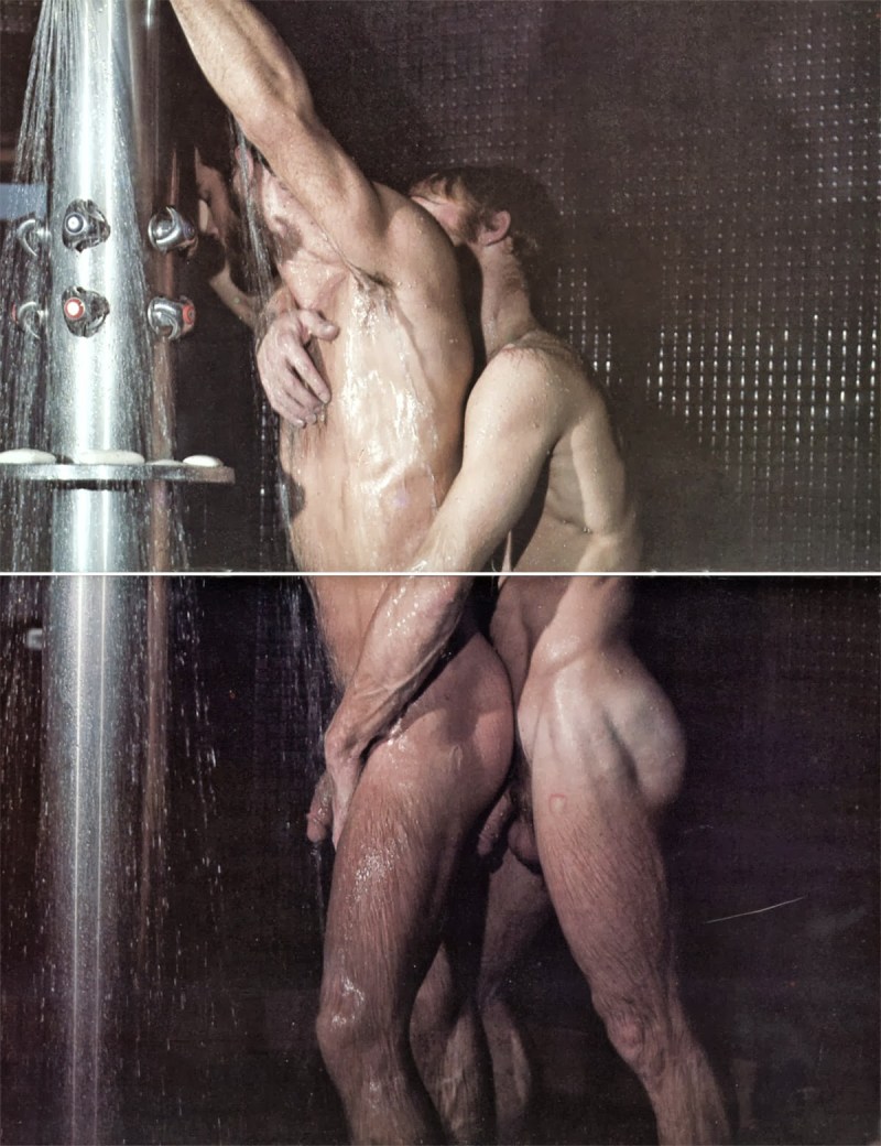 Naked young guys in the shower