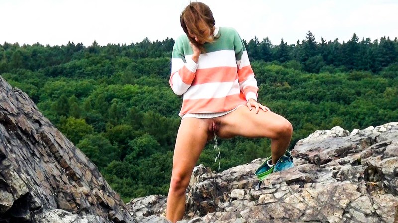 Showed the anus in the nature of a private