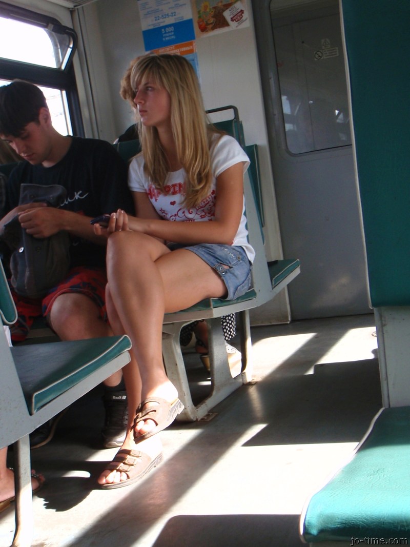 Tits in public transport