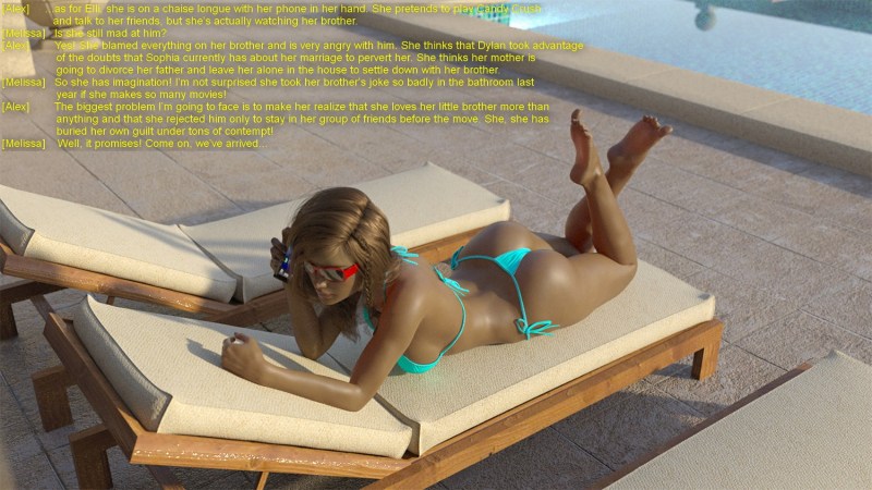 Anime of the couple in the bathroom