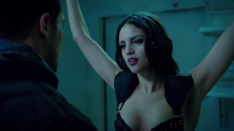 Ace Gonzalez from sunset to dawn in black