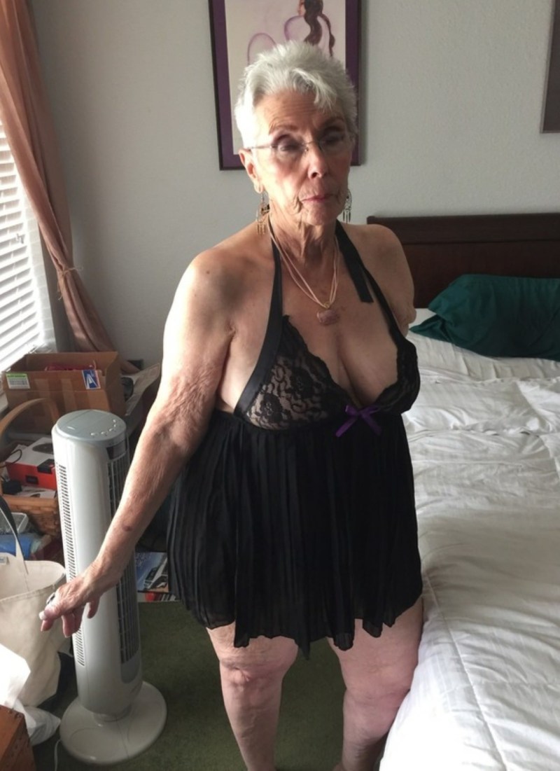 Old women without panties
