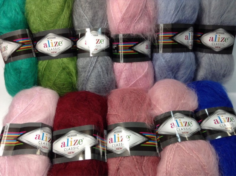 White sweater from mohair