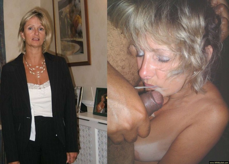 Mature wives dressed and stripped