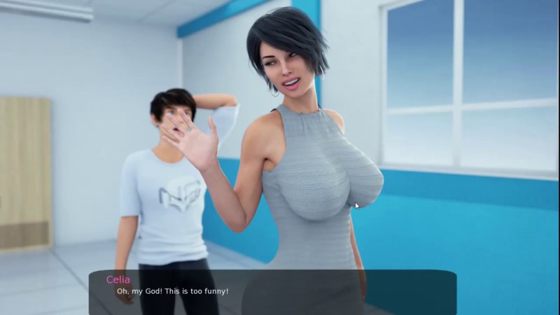 Asian women wash in the river