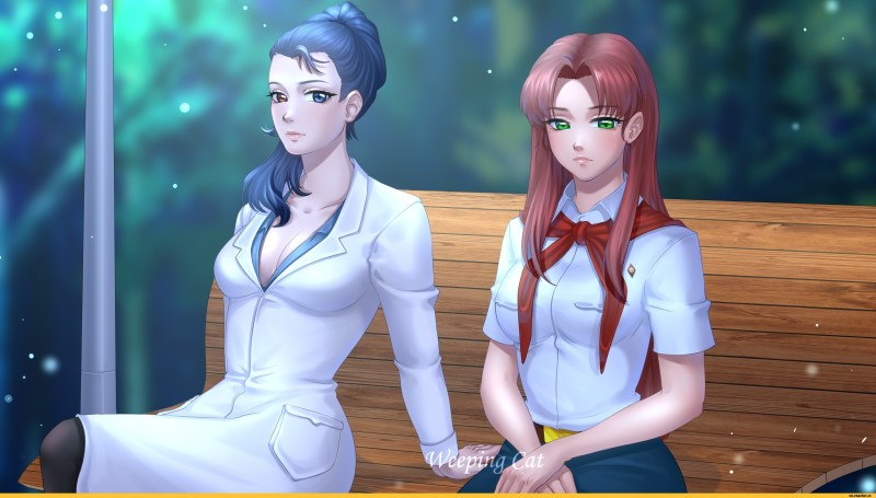 Girl of what spring and huge bouquet