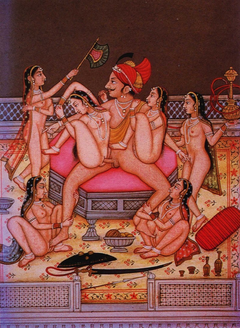 Erotic painting of India