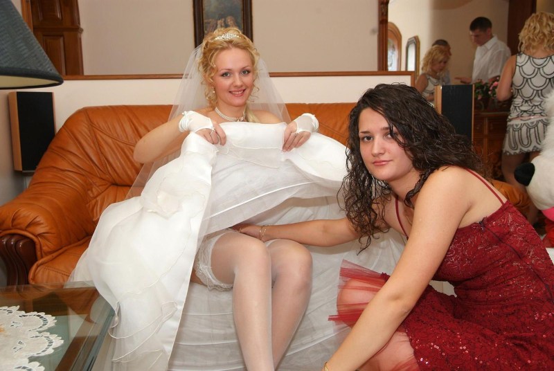 Brides after the wedding