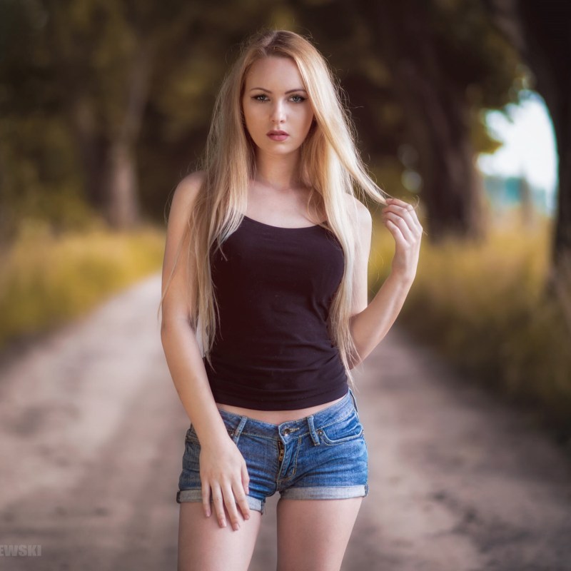 Beautiful face of a blonde