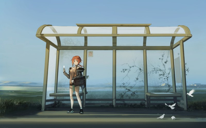 Bus stop vector