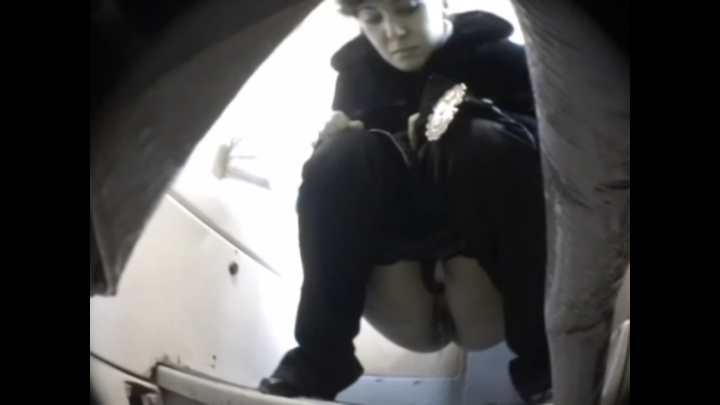 Chinese woman in the toilet hidden camera