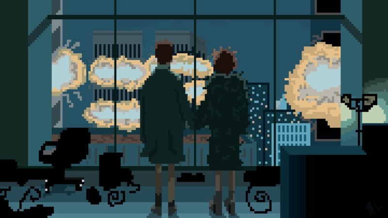 Lower underwear is dried on a rope