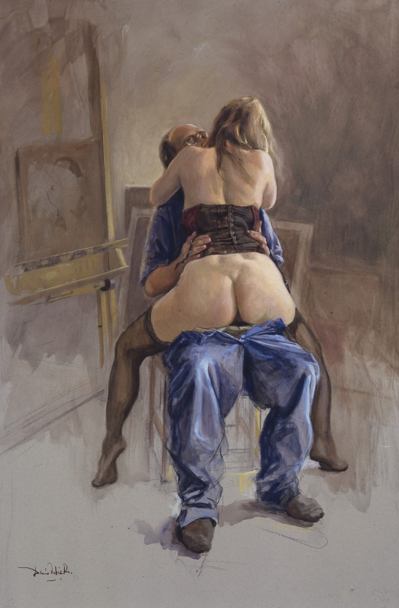 Modern pornographic painting