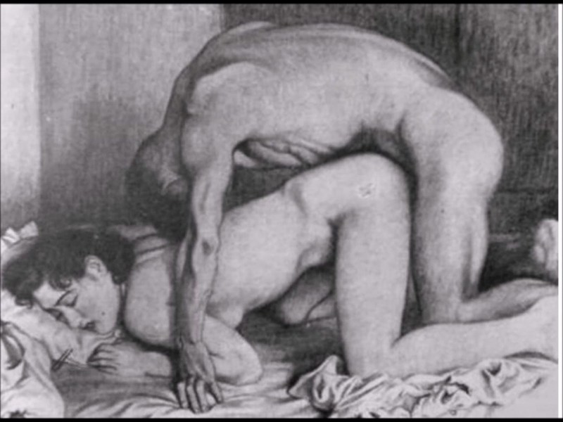 Ancient pornographic painting
