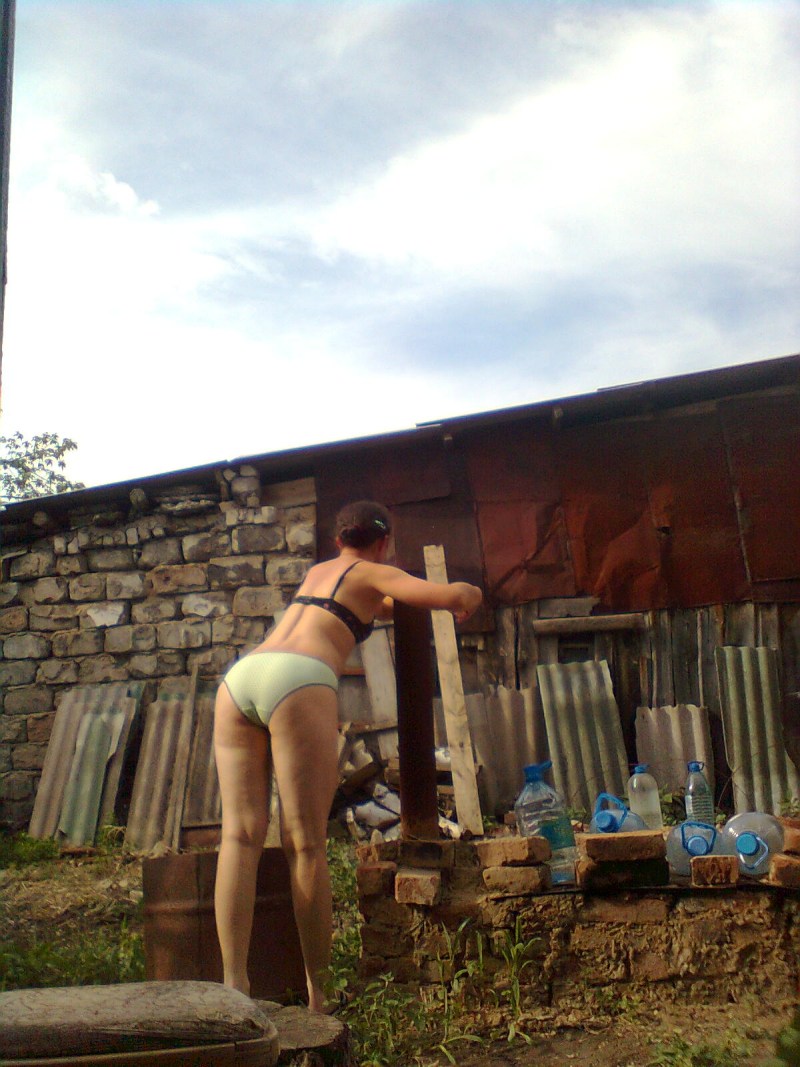 Drunk girls in the apartment