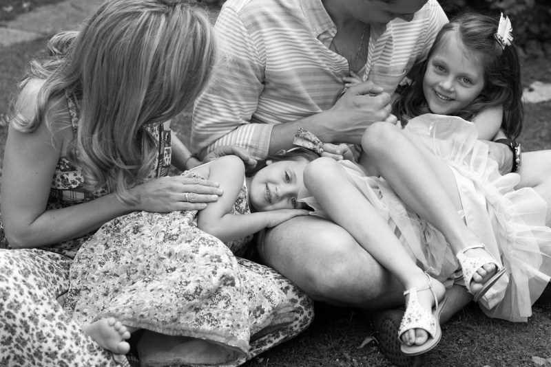 Summer beach children