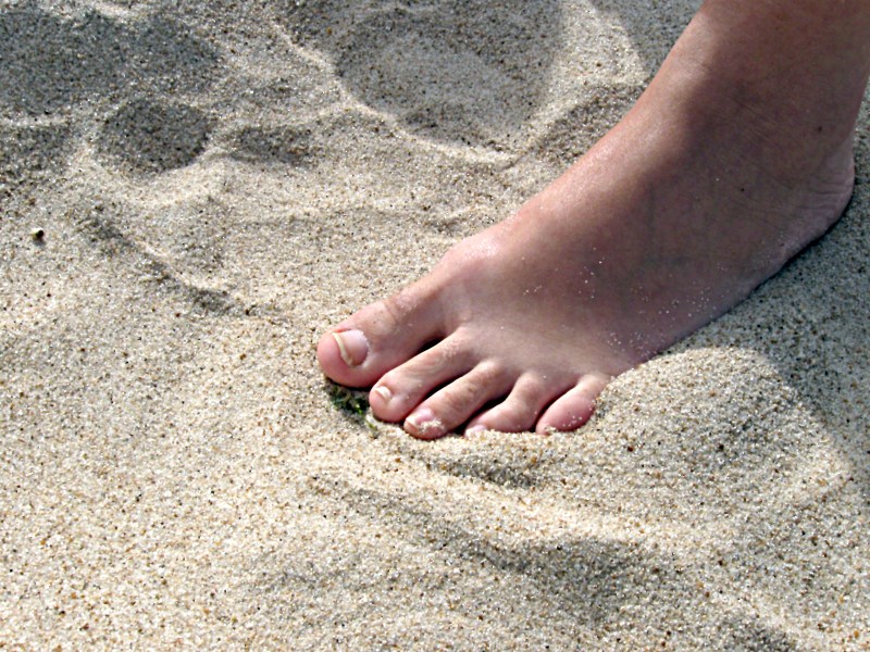 Children are resting at sea