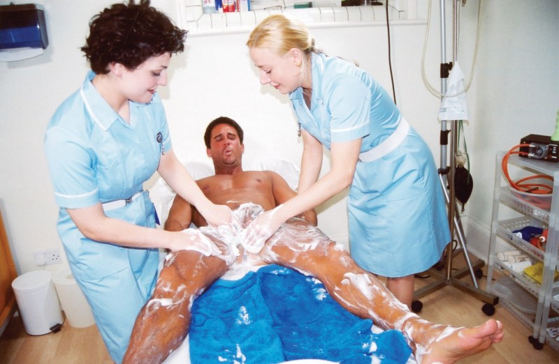 Naked girls on a car wash