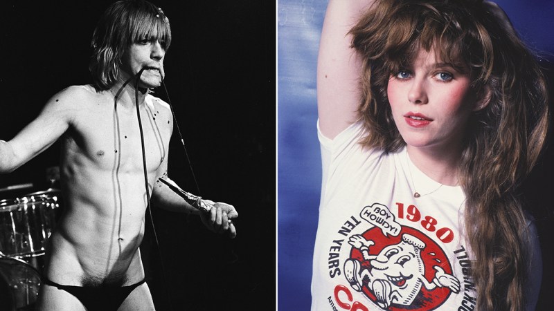 Iggy Pop and Mick Jagger