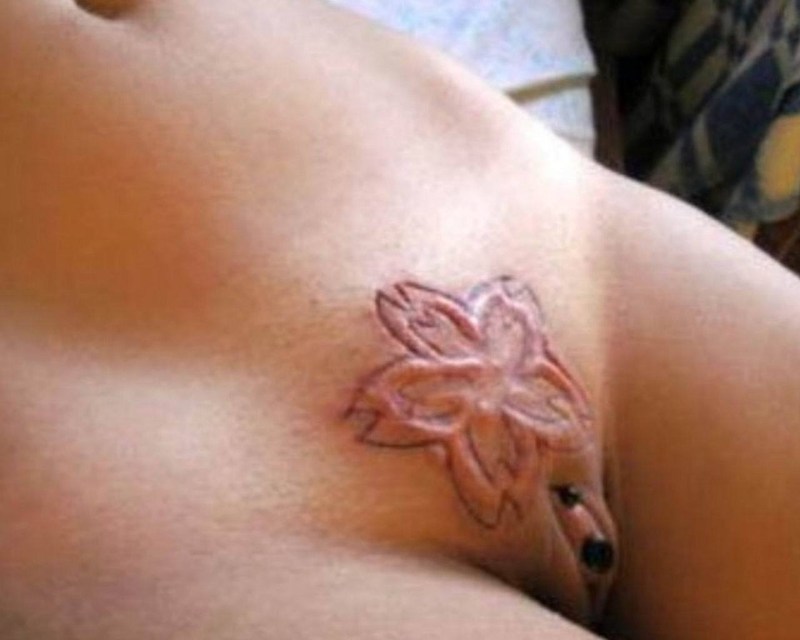 Women's intimate tattoos