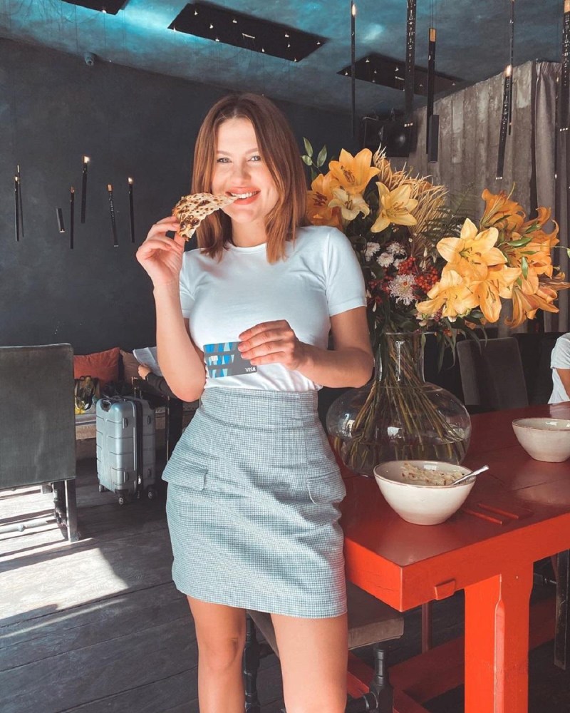 Karina Zvereva once in Russia