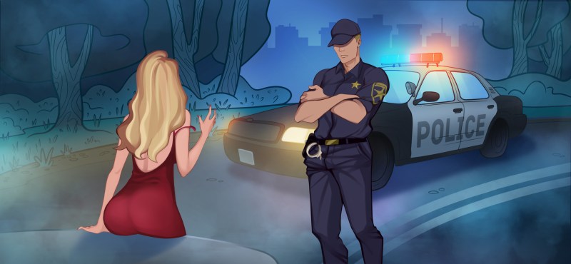 Game about a policeman girl