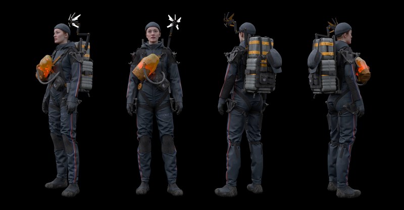 Old man in full height