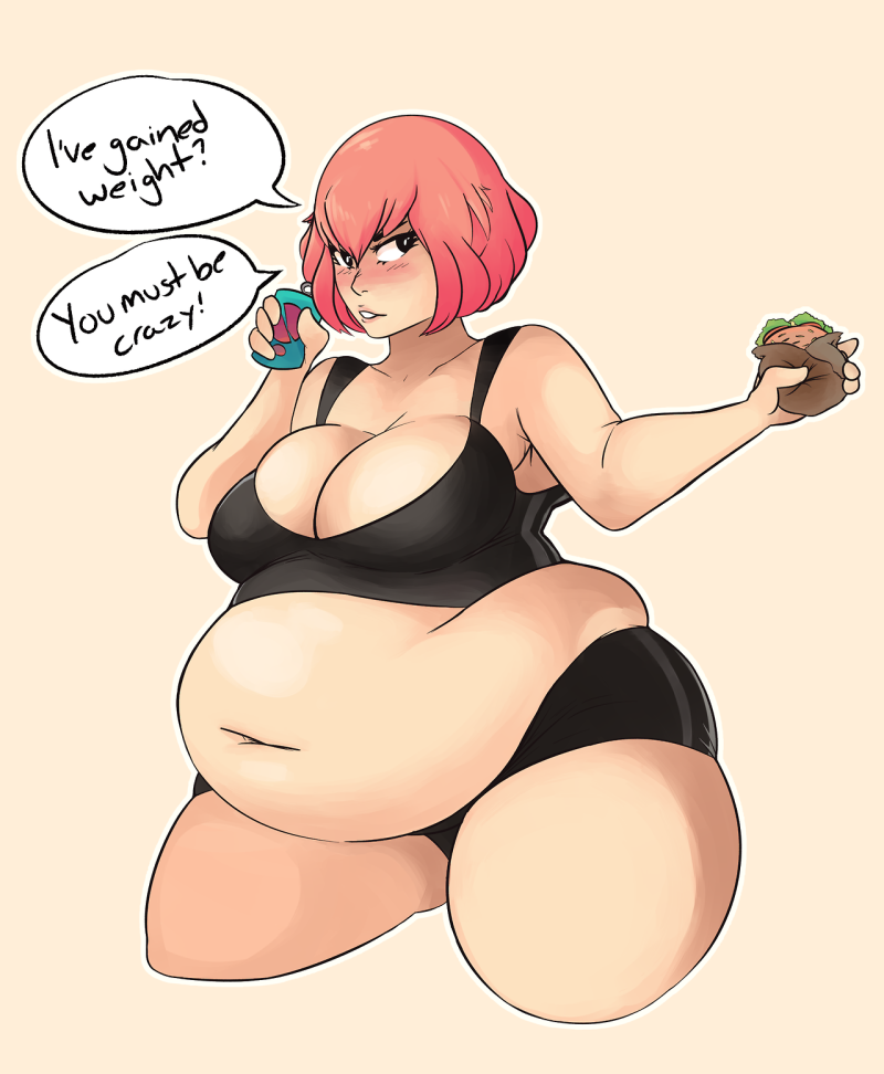 Chubby Belly Anime Weight Gain