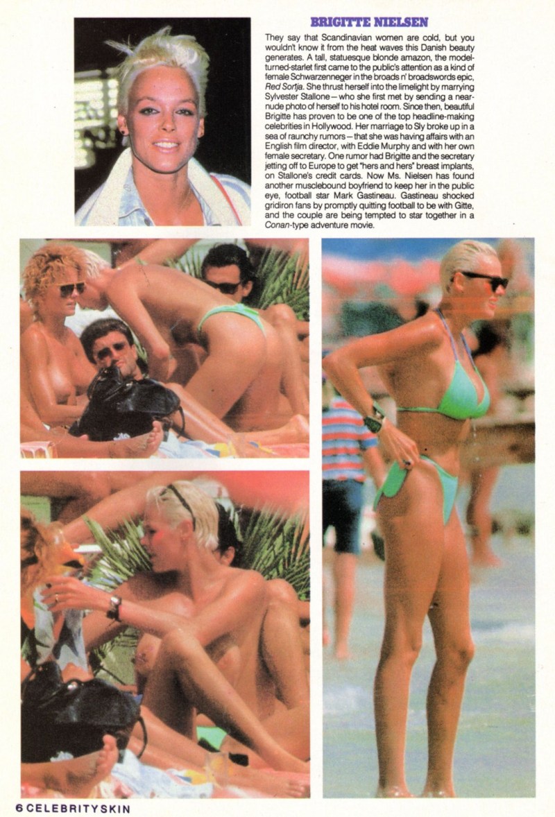 Bridget Nielsen 1986 Naked