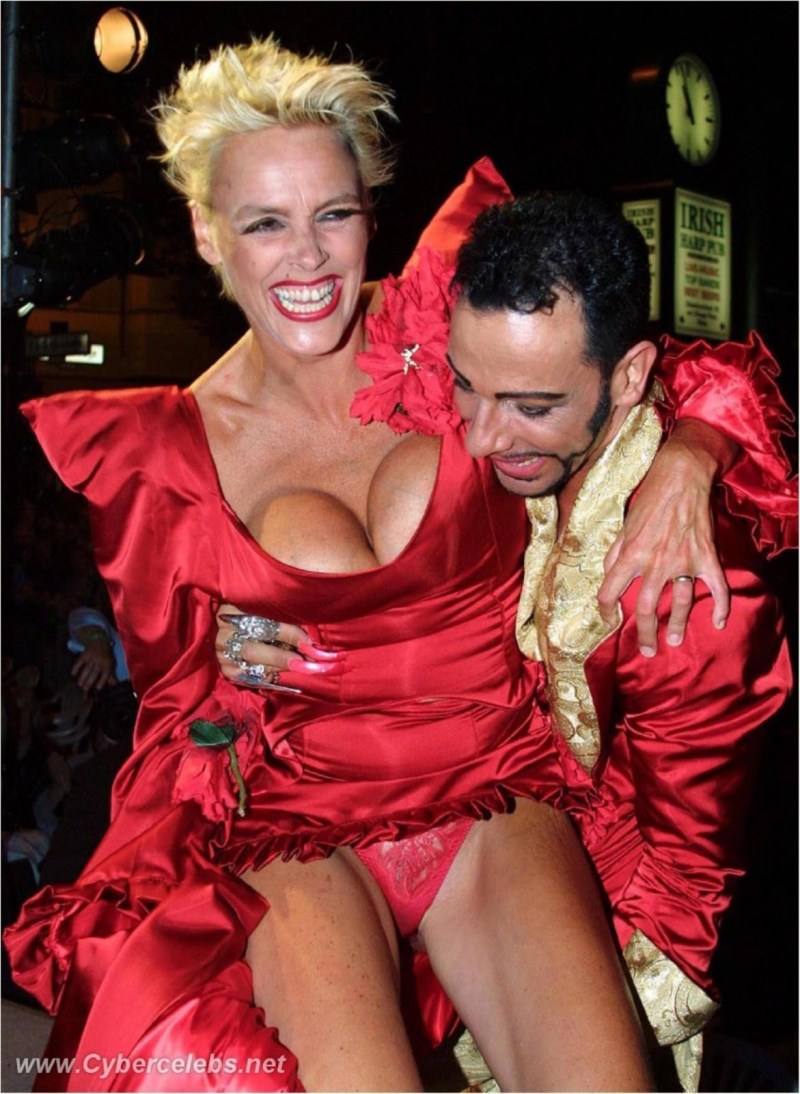 Bridget Nielsen in his youth naked