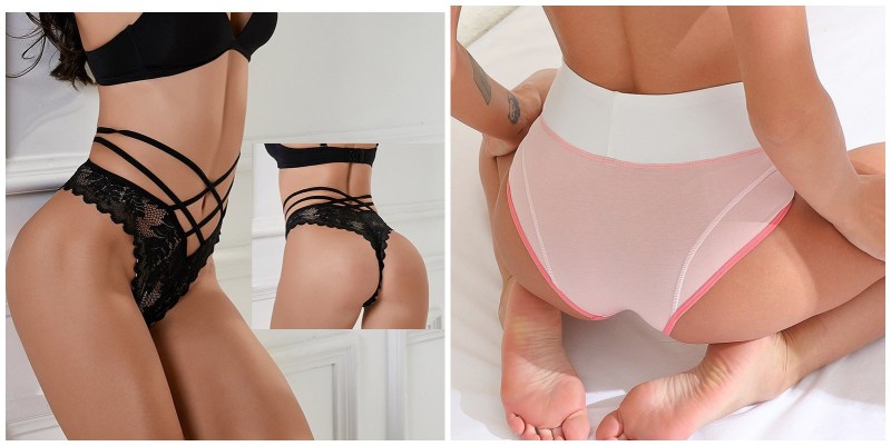 Women Penis in Panties in full height