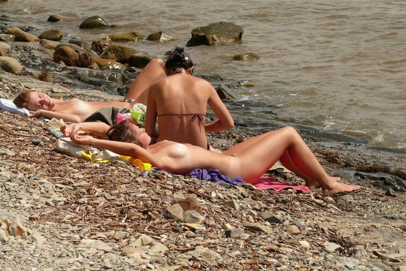 Beach naked beach Vityazevo