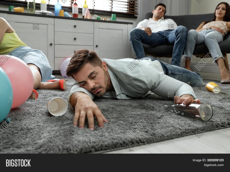 The man is on the floor