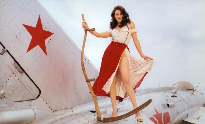 Naked women in front of execution