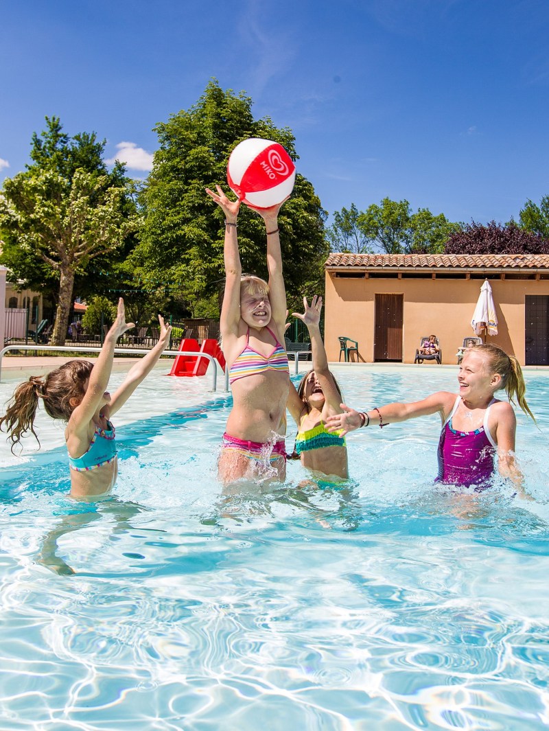 Beautiful students on the beach