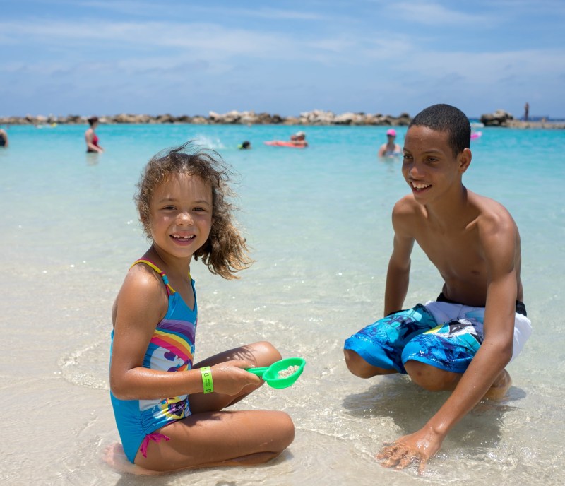 Family beach bikini