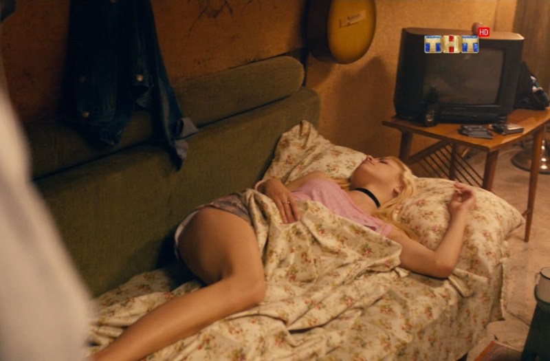 Anastasia Akatova on the beach