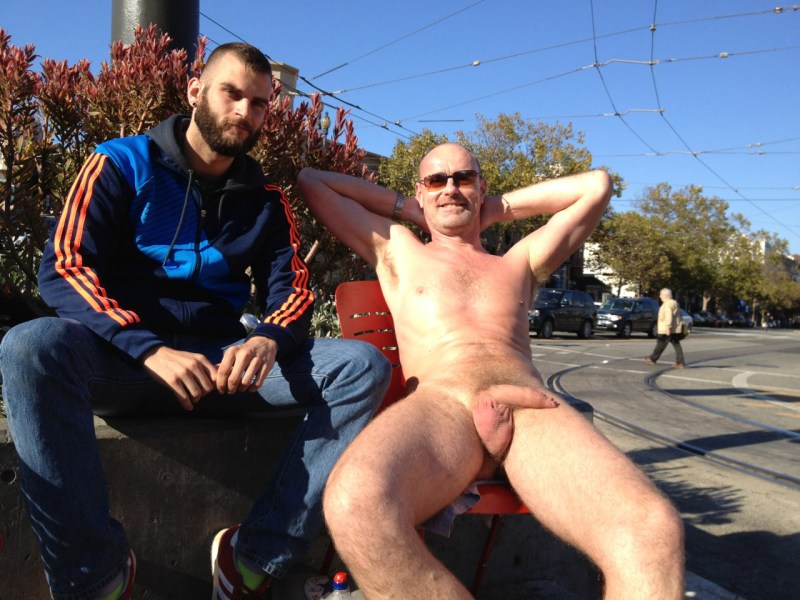 Naked Mens with the vaginal in public