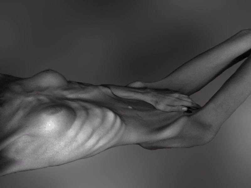 Naked anorexics Asian