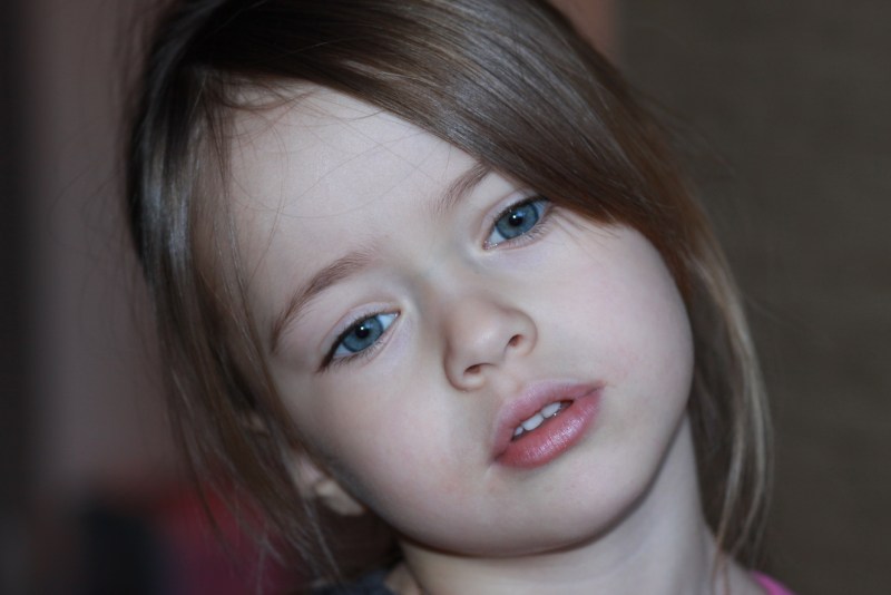 Girl in Flowerscoming dress