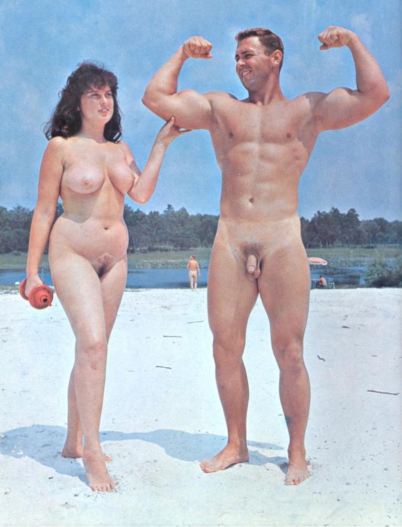 Retro Beach Couples - Erection on a Nudist Beach Retro (48 photos) - motherless porn pics