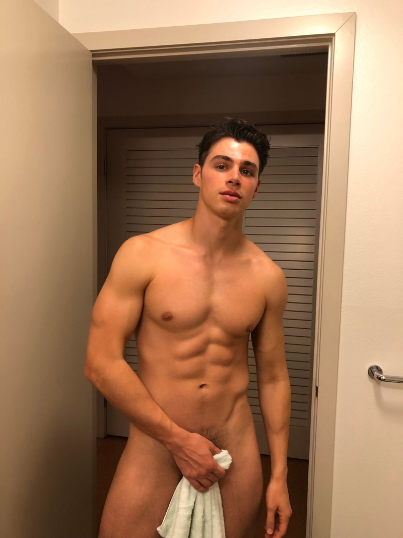 Naked Rugby Men in Locker Room and Shower