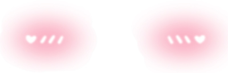 Blush on the cheeks without a background