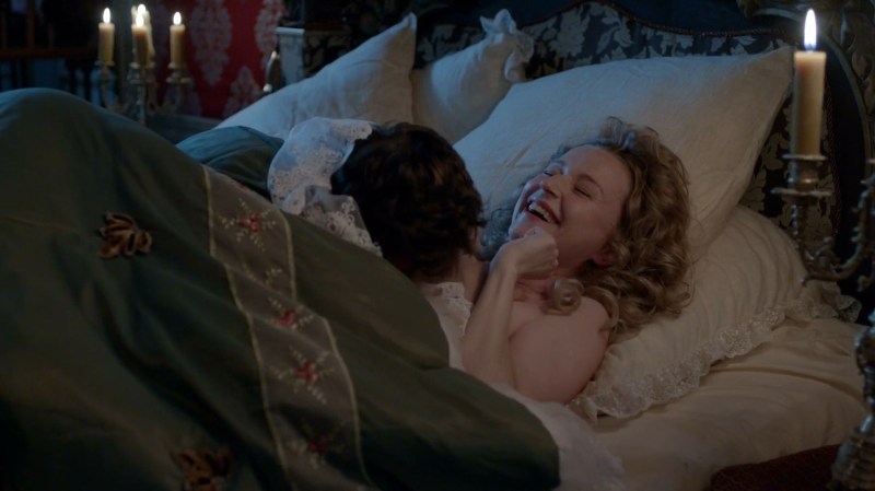 Lovers are fooling around