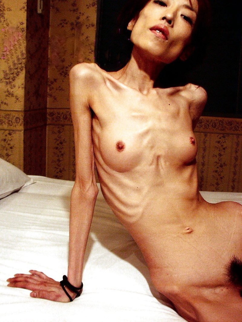 Very thin naked women