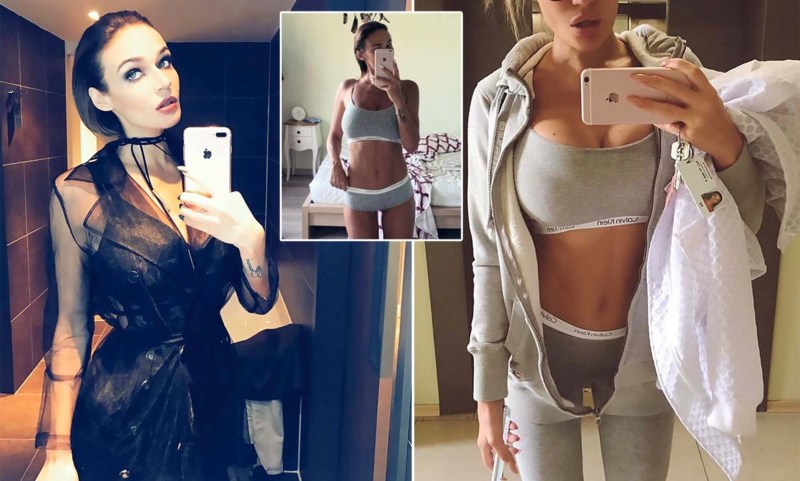 Alena Vodonaeva foot