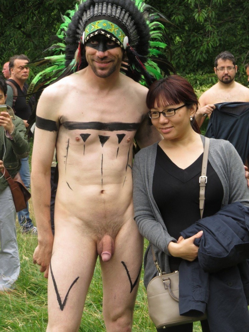 Hold on their hands with legs spread